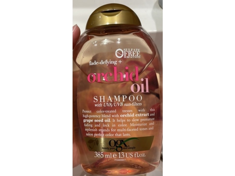 OGX Fade-Defying+ Orchid Oil Shampoo, 13 fl oz/385 mL