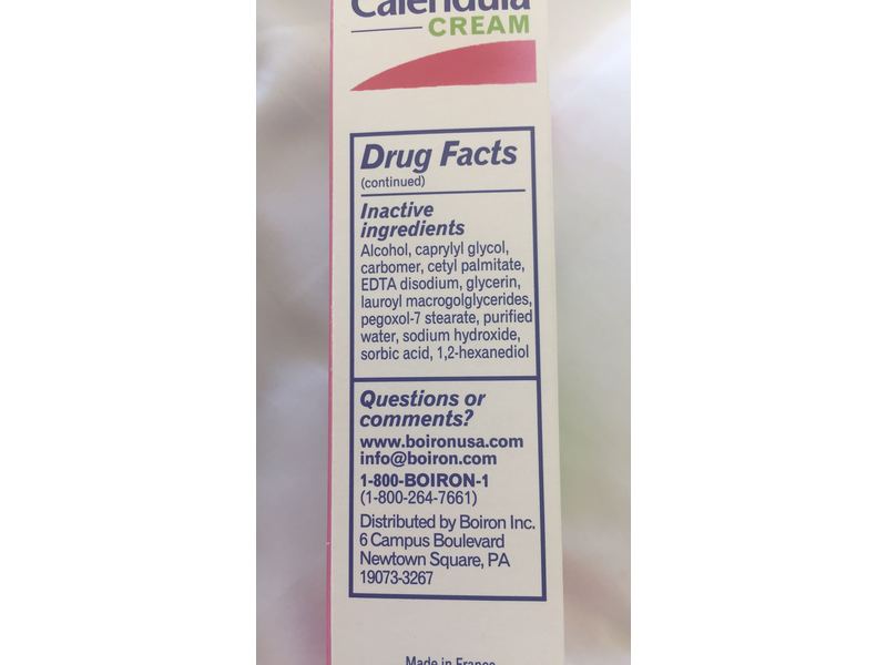 Boiron Calendula Cream, 2.5 oz/70 g