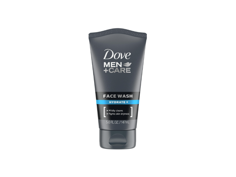 Dove Men + Care Face Wash, Hydrate+, 5 fl oz/147 mL