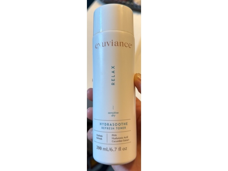 Exuviance Relax Hydrasoothe Refresh Toner, PHA, Hyaluronic Acid, Cucumber Extract, 6.7 fl oz/200 mL