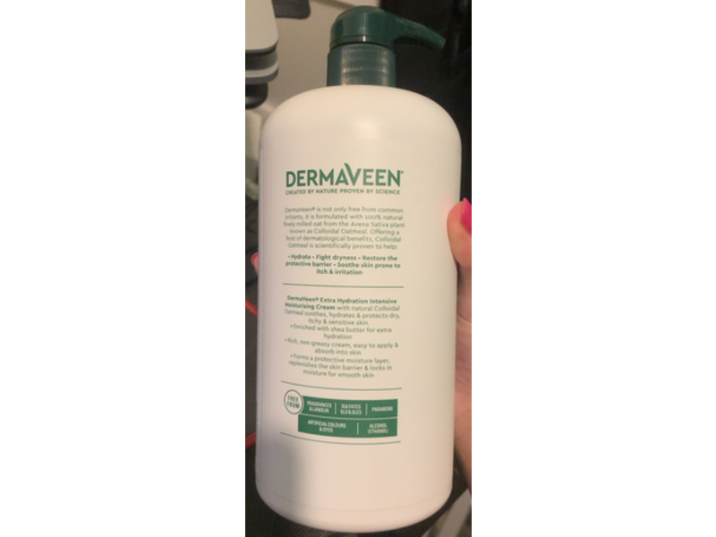 DermaVeen Extra Hydration Intensive Moisturising Cream, 1 kg