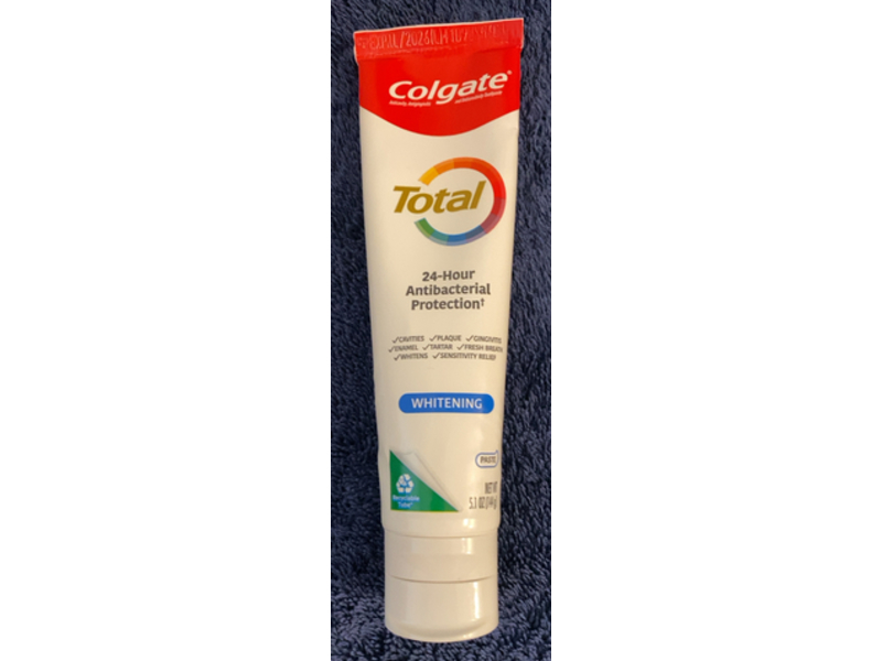 Colgate Total Whitening Toothpaste, 5.1 oz /144 g
