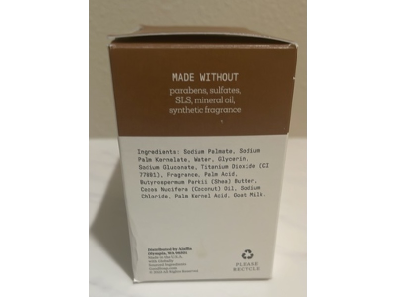 Alaffia Good Ultra Hydrating Triple Milled Bar Soap, Coconut, 20 oz/567 g, 4 Count