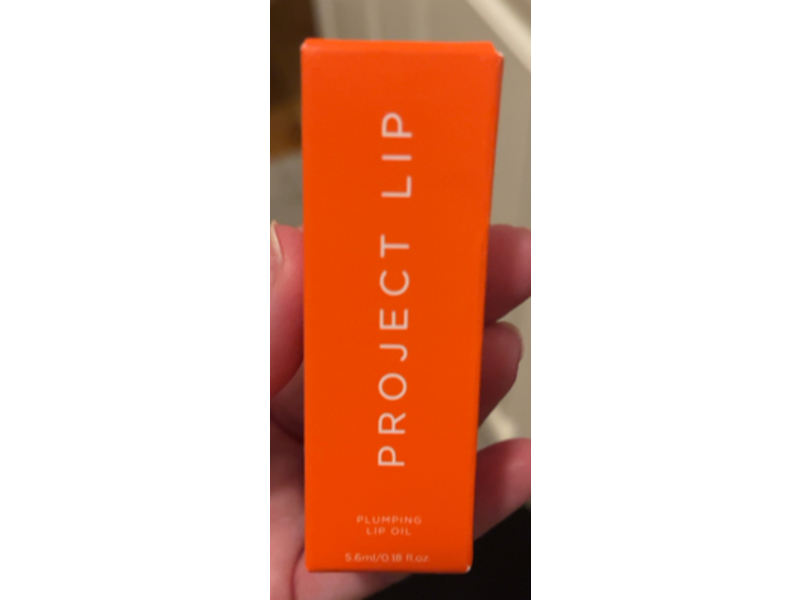 Project Lip Plumping Lip Oil, Watermelon, 0.18 fl oz/5.6 mL