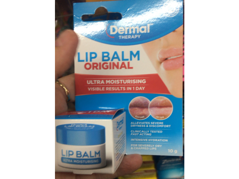 Dermal Therapy Ultra Moisturising Lip Balm Tub, Original, 10 g