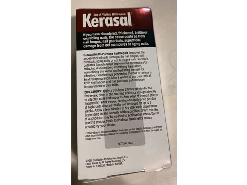 Kerasal Multi-Purpose Nail Repair, Nail Repair Solution, 0.43 fl oz/13 mL