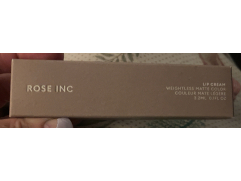 Rose Inc Weightless Matte Color Lip Cream, Kiss & Part, 0.1 fl oz/3.2 mL