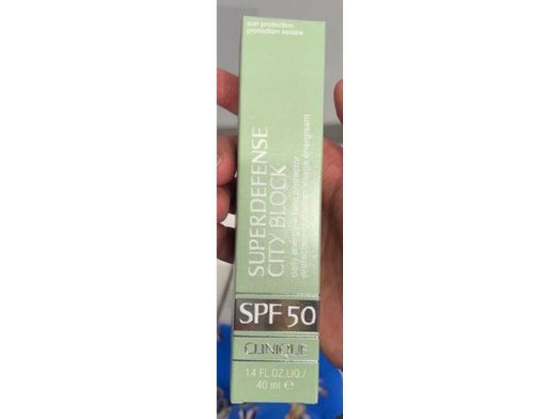 Clinique Superdefense City Block Daily Energy + Face Protector, SPF 50, 1.4 oz/40 mL