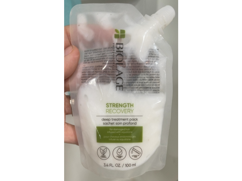 Biolage Strength Recovery Deep Treatment Pack, 3.4 fl oz/100 mL