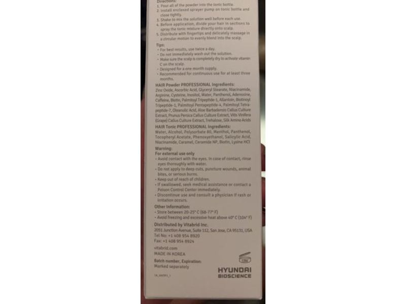 Vitabrid C12 Hair Tonic Set