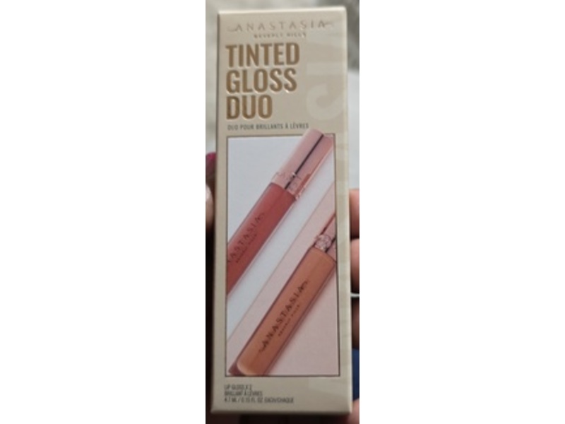 Anastasia Beverly Hills Tinted Gloss Duo, Caramel & Tan Rose, 0.15 fl oz/4.7 mL