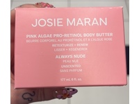 Josie Maran Pink Algae Pro Retinol Body Butter, Always Nude, 6 fl oz/177 mL - thumbnail 2