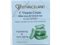 Lovaiceland C-Vitamin Cream, Aloe Vera & Green Tea, 1.7 oz/50 mL - Image 2