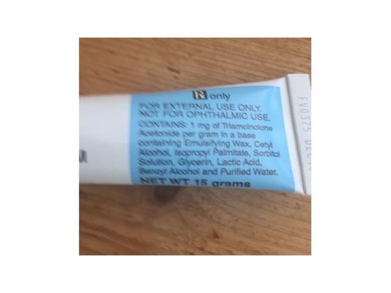 Triamcinolone Acetonide Cream USP, 0.1%, 15 g, Fougera (RX)