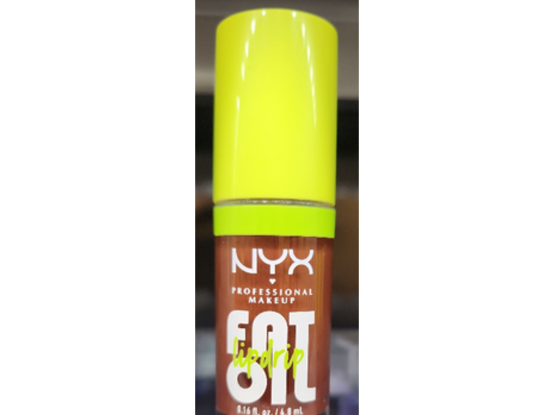 NYX Professional Makeup Fat Oil Lip Drip Lip Gloss, Status Update, 1.16 fl oz