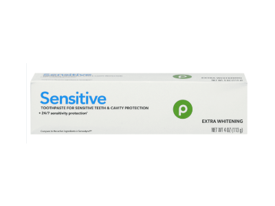 Sensitive Toothpaste, Extra Whitening, 4 oz/113 g