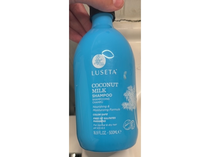 L Luseta Coconut Milk Shampoo, 16.9 fl oz/500 mL
