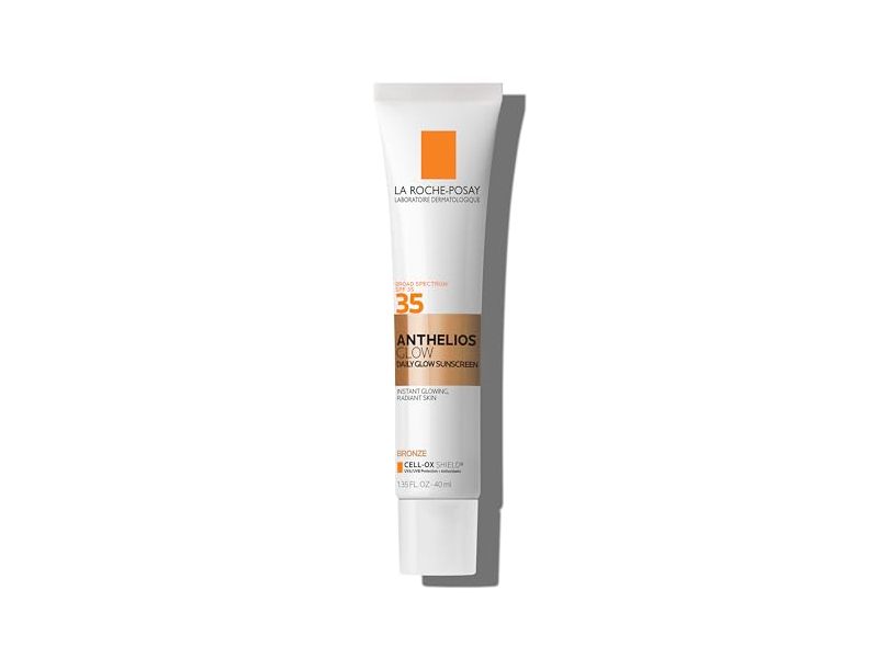 La Roche-Posay Anthelios Glow Dark Sunscreen, SPF 35 Bronze, 1.35 fl oz/40 mL