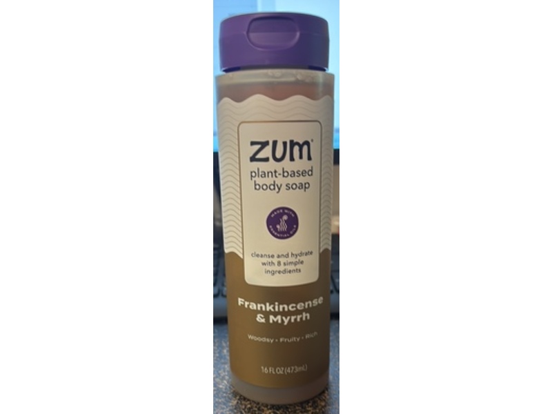 Zum Body Soap, Frankincense & Myrrh, 16 fl oz/473 mL