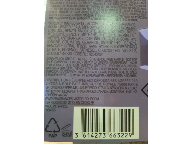 Viktor & Rolf Good Fortune Eau De Parfum Spray, 3 oz/90 mL