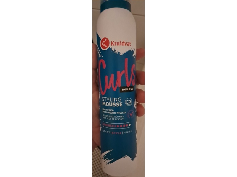 Kruidvat Curls Bounce Styling Mousse, 200 mL