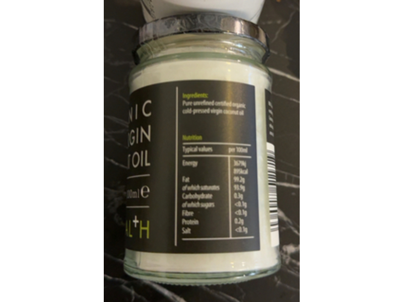 Kiki Health Organic Raw Virgin Coconut Oil, 200 mL