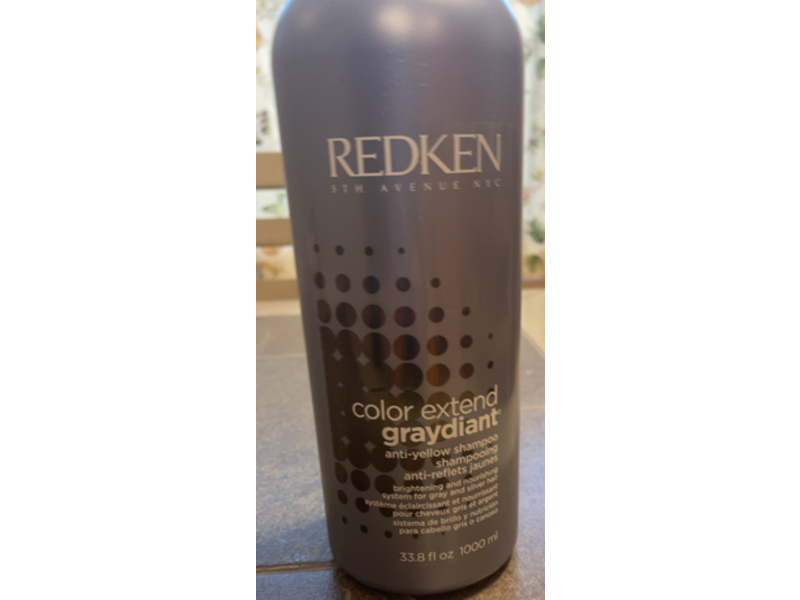 Redken Color Extend Graydiant Anti - Yellow Shampoo, 33.8 fl oz/1000 mL