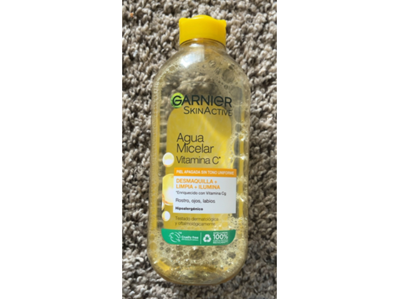 Garnier Skin Active Agua Micelar, Vitamin C, 400 mL