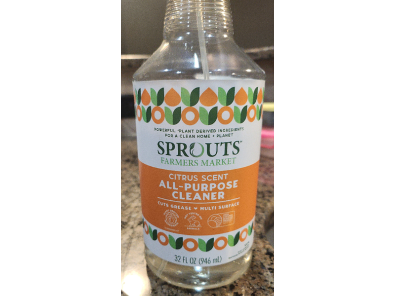 Sprouts Farmers Market All - Purpose Cleaner, Citrus Scent, 32 fl oz/946 mL