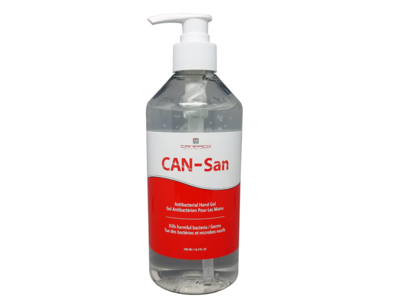 Canpaco Can San Anti Bacterial Hand Gel, 16.9 fl oz/500 mL