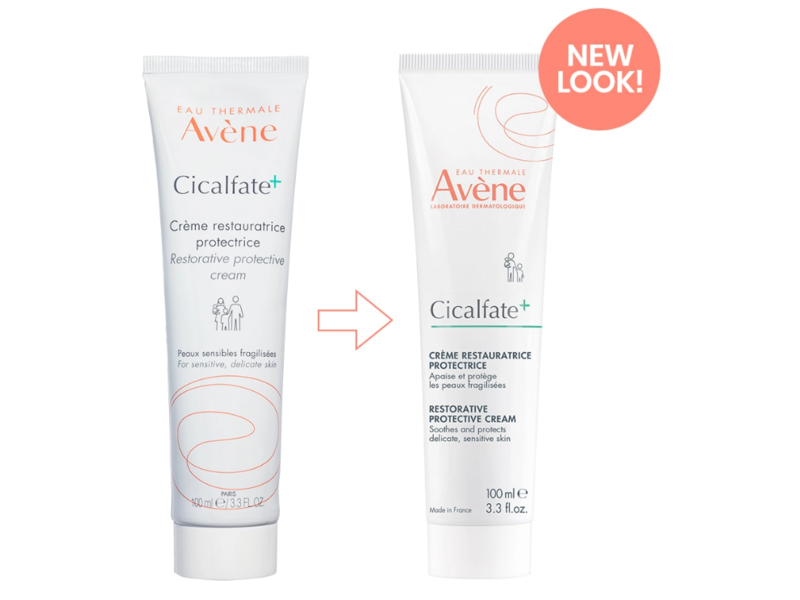 Avene Cicalfate+ Restorative Protective Cream, Sensitive Skin, 1.3 fl oz/40 mL