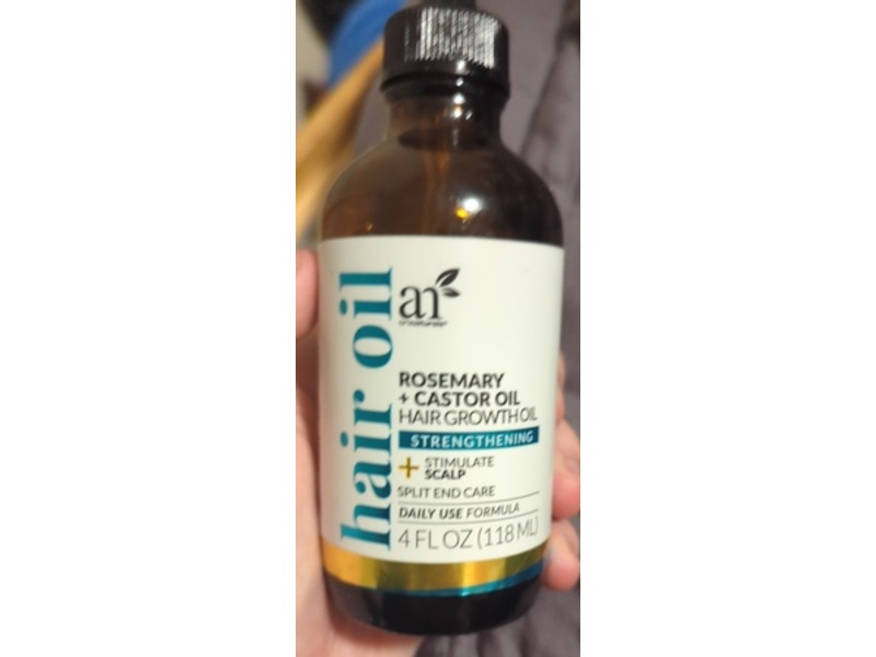 ArtNaturals Organic Hair Growth Oil Rosemary & Castor Oil, 4 fl oz/118 mL