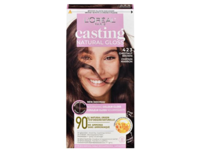 L'oreal Paris Casting Natural Gloss Color, 423 Brown Noisette