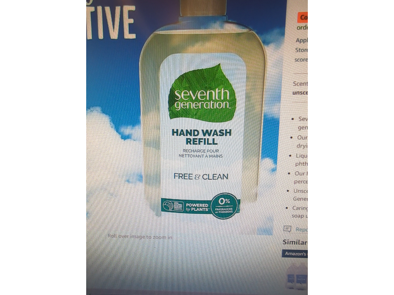 Seventh Generation Hand Soap Refill, Free & Clear, 24 oz, Pack Of 3