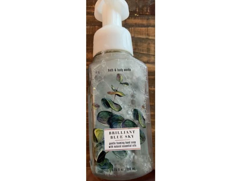 Bath & Body Works Gentle Foaming Hand Soap, Brilliant Blue Sky, 8.75 fl oz/259 mL