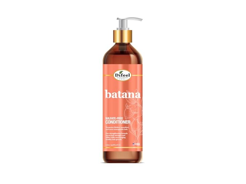 Difeel Sulfate-Free Conditioner, Batana, 33.8 fl oz/1 L