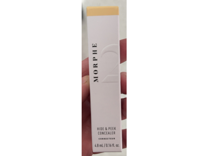 Morphe Hide & Peek Concealer, Peek Of Porcelain, 0.16 fl oz/4.8 mL