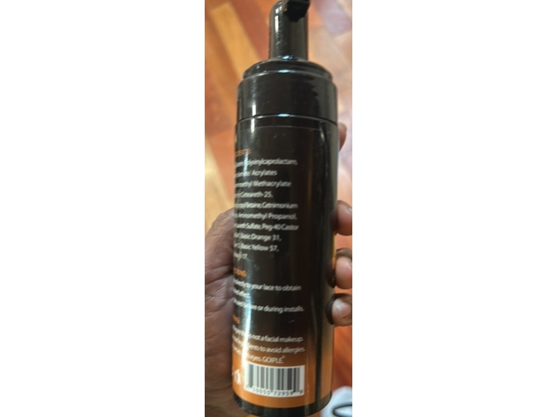 Goiple Lace Tint Mousse, Medium Brown, 6.8 fl oz/200 mL