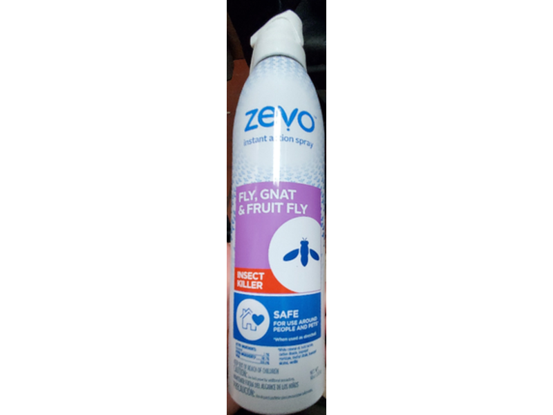 Zevo Instant Action Insect Killer Spray, Fly, Gnat & Fruit Fly, 10 oz/283 g, Pack Of 2