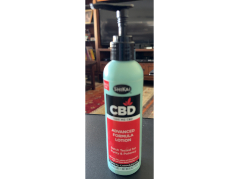 Shikai CBD Advanced Formula Lotion, 6 oz/170 g