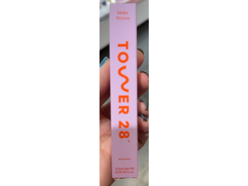 Tower 28 MakeWaves Mascara, Jet Black, 0.29 fl oz/8.5 mL