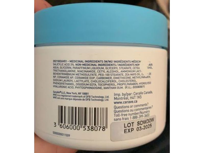 CeraVe Renewing Sa Cream, 12 fl oz/340 g