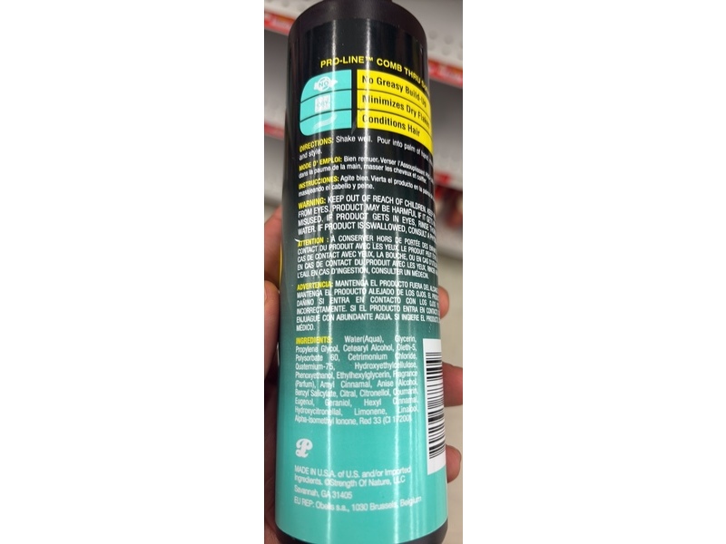 Pro-Line Comb-Thru Softener, Original, 10 oz/283 g