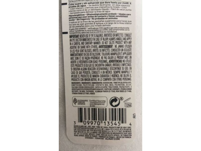 Almay All-Day Intense Gel Eyeliner, 100 All-Day Grey, 0.045 oz/1.3 g