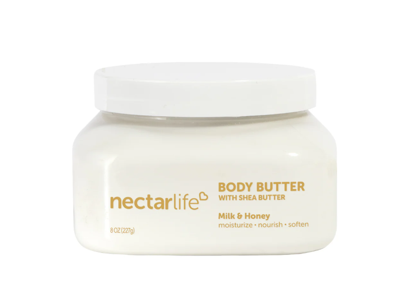 Nectarlife Body Butter, Milk & Honey, Shea Butter, 8 oz/227 g