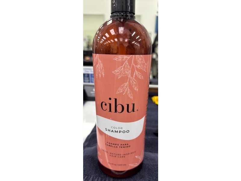 Cibu Color Shampoo, Champu Para, 34.4 fl oz/1017 mL