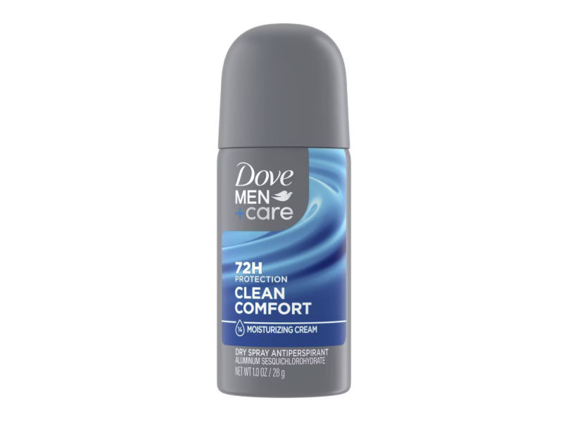 Dove Men + Care Antiperspirant Dry Spray, Clean Comfort, 1 oz/28 g