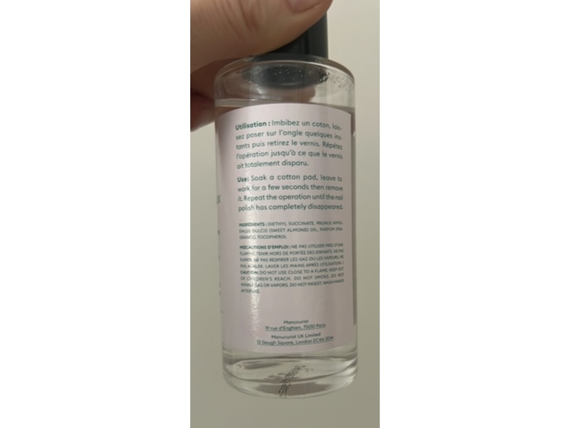 Manucurist Dissolvant Doux Nail Polish Remover, 3.4 fl oz