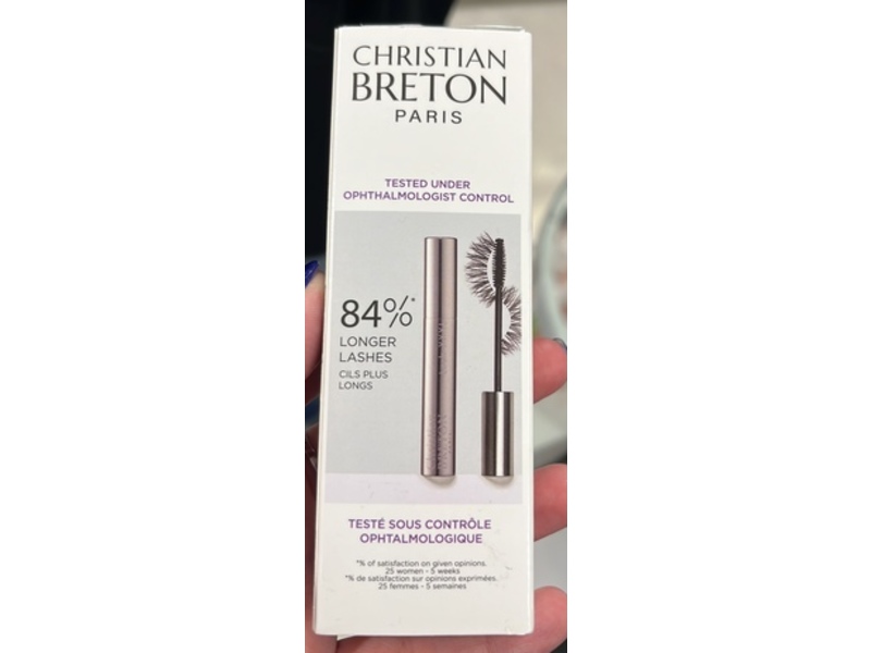 Christian Breton XXXL Color & Care Mascara, Intense Black, 0.45 oz/15 mL