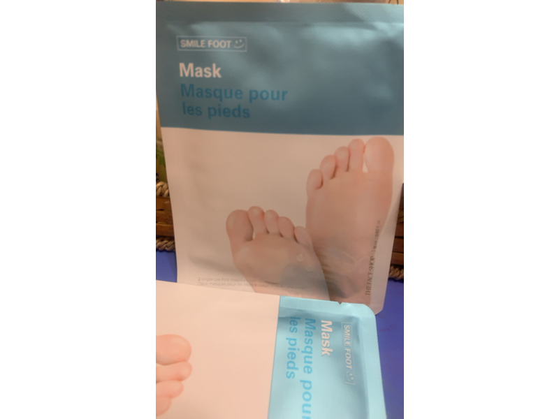 Smile Foot Mask, 0.60 fl oz/18 mL